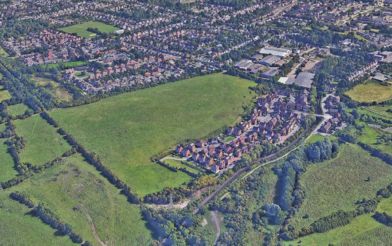 Cork Lane Site Aerial