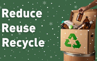 Reduce, reuse, recycle with snow