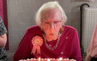 Carrie Celebrating Her 100Th Birthday