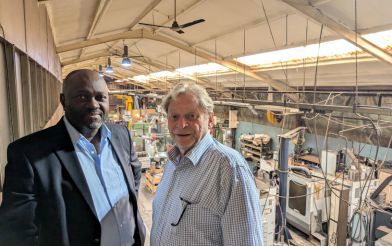 Alfred and Michael at Summit Engineering